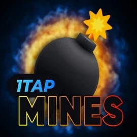 1Tap Mines logo – Casino Games by Turbo Games at Betalice Casino