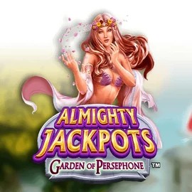 Almighty Jackpots: Garden of Persephone online game logo by Novomatic on bet-alice.eu