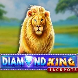 Diamond King Jackpots game by SpinPlay Games – logo hosted on Betalice Casino