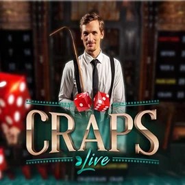 Live Craps slot visual from Evolution available on bet-alice.eu