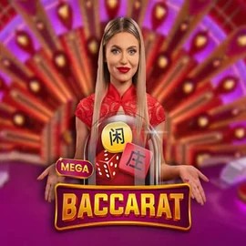 Mega Baccarat by Pragmatic Play, showcased at bet-alice.eu – game logo