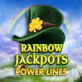 Rainbow Jackpots Power Lines slot logo by Red Tiger Gaming at Betalice Casino