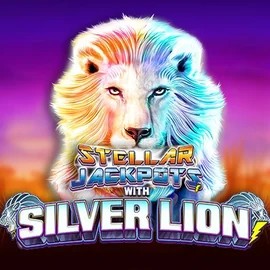Enjoy Stellar Jackpots with Silver Lion by Lightning Box Game – logo hosted on bet-alice.eu